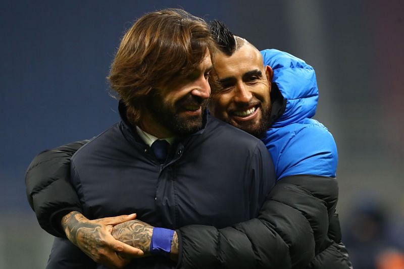 Andrea Pirlo and Arturo Vidal impressed for Antonio Conte's Juventus